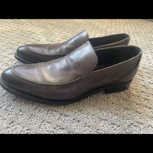 Emporio Armani slip on leather shoes